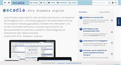 Desktop Screenshot of ecadia.com